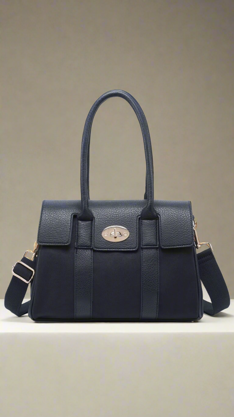 ELEGANCE AVENUE TOTE - NAVY