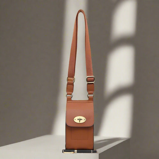 MINI CROSSBODY BAG - TAN