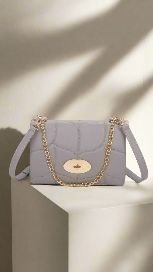 Camden Bloom Quilted Bag - Grey