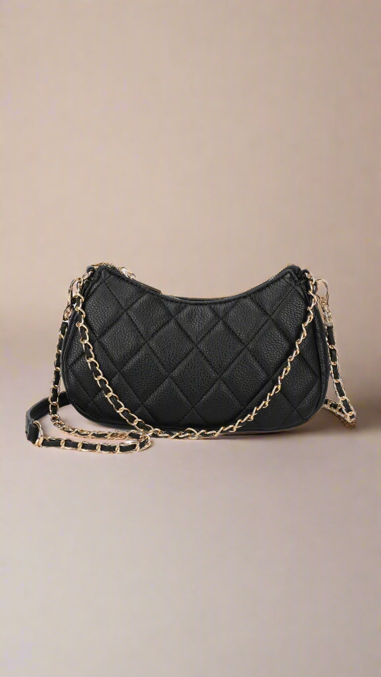 The Chelsea Quilted - BLACK