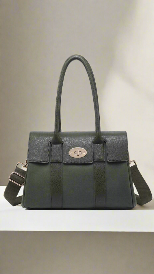 ELEGANCE AVENUE TOTE - KHAKI