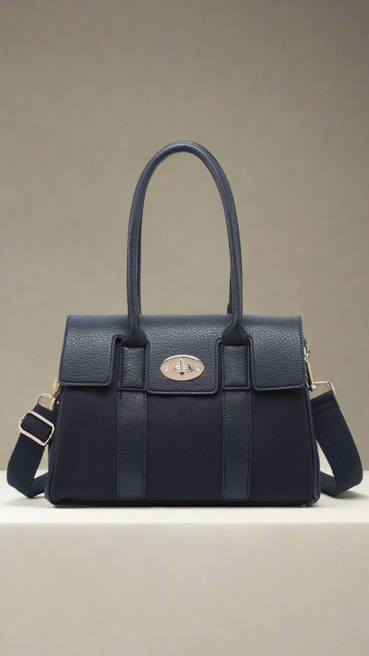 ELEGANCE AVENUE TOTE - NAVY