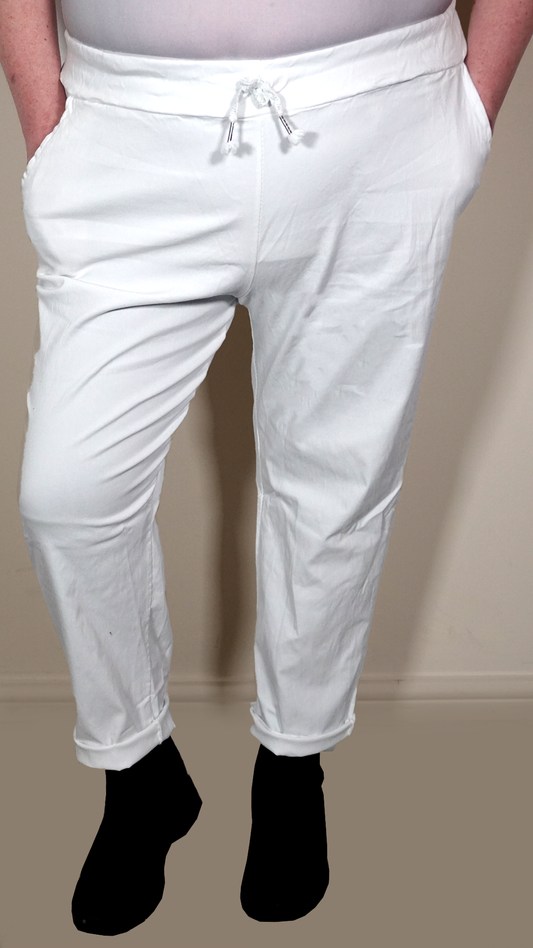 MAGIC TROUSERS - WHITE